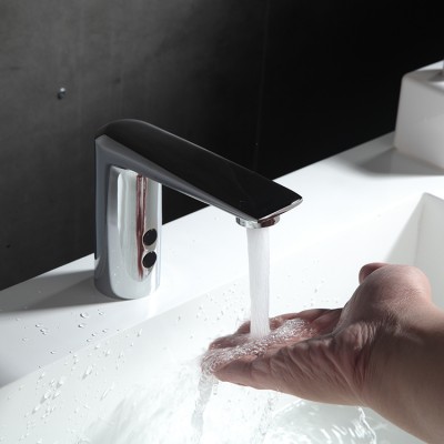 basin waterproof copper wash basin automatic water faucet taps  sensor faucet